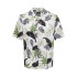 Camisa Only & Sons Corte Regular Cuello Cubano Blanco Hombre