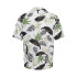 Camisa Only & Sons Corte Regular Cuello Cubano Blanco Hombre