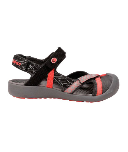 Sandalias de Montaña Chiruca Palmera 18 Mujer Negro/Naranja
