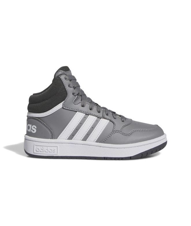 Zapatillas adidas Hoops 3.0 Mid Infantil Gris