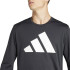 Camiseta de Running adidas Run It Ls Hombre Negro