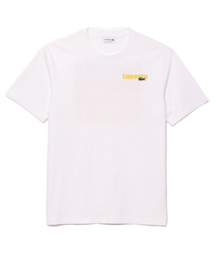 Camiseta Lacoste Cols Roules Hombre Blanco