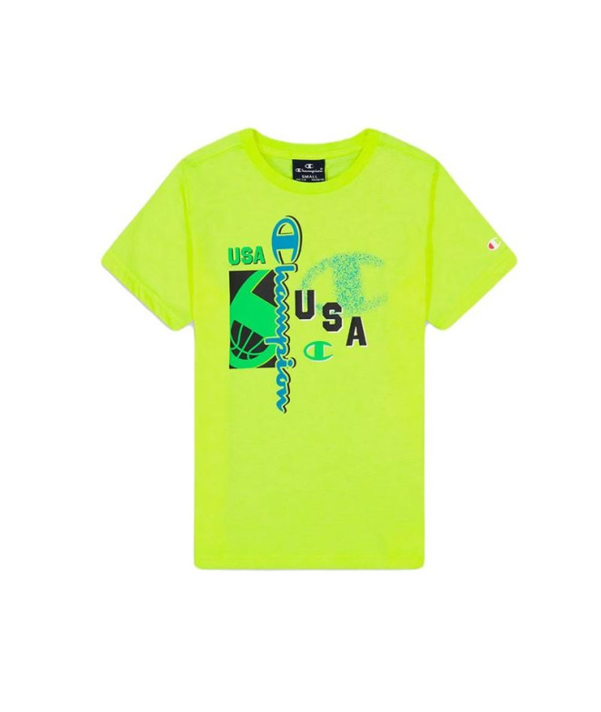Camiseta Champion Crewneck Hombre Verde