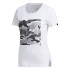 Camiseta adidas Boxed Camo Mujer Blanco
