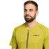 Camiseta de Montaña Trangoworld Moysalen Hombre Amarillo/Negro