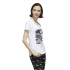 Camiseta adidas Boxed Camo Mujer Blanco