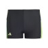 Bañador de Natación adidas Colorblock 3 Bandas Niño Negro
