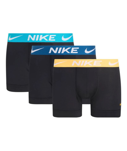 Calzoncillos Nike Trunk 3Pk Hombre Negro/Amarillo/Azul