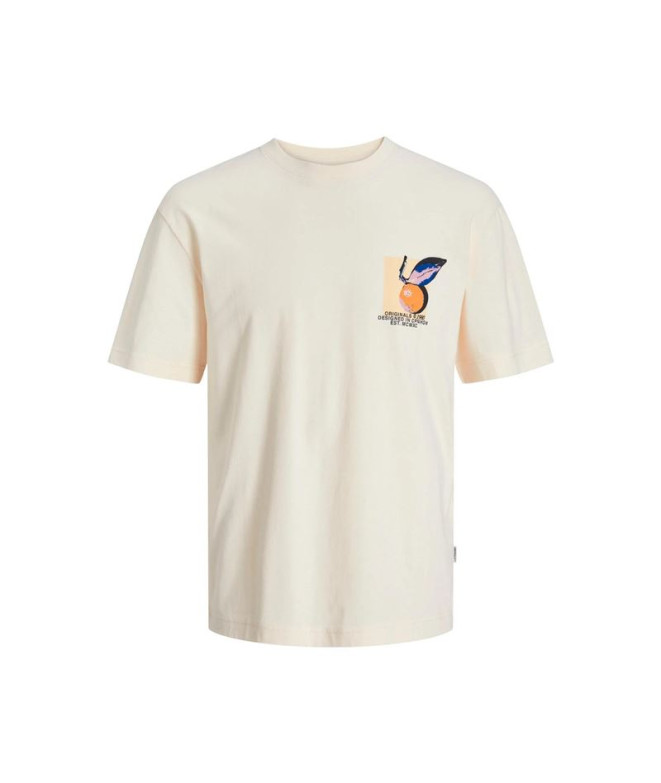Camiseta Jack And Jones tampa Back Infantil Blanco