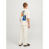 Camiseta Jack And Jones tampa Back Infantil Blanco