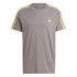 Camiseta adidas 3Bandas Hombre Carbón