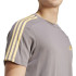 Camiseta adidas 3Bandas Hombre Carbón
