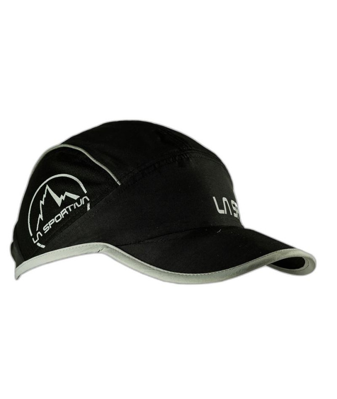 Gorra de Running La Sportiva Shield Negro Infantil