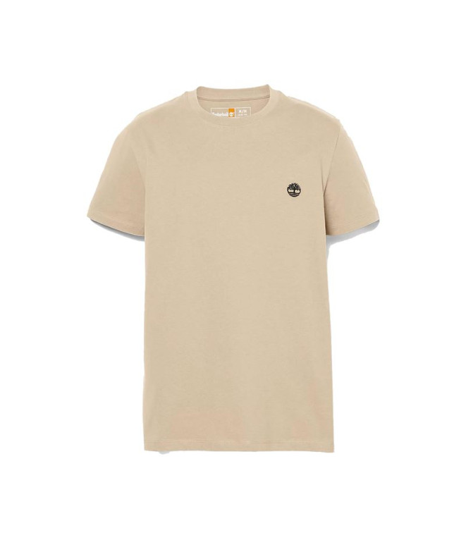 Camiseta Timberland Short Sleeve Beige Hombre