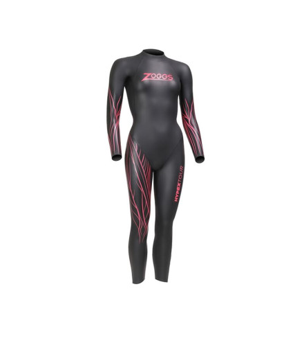 Neopreno de Natación Zoggs Hypex Tour Fs Mujer Negro/Rojo