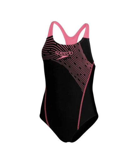 Bañador de Natación Speedo Medley Logo Medalist Niña...