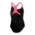Bañador de Natación Speedo Medley Logo Medalist Niña Negro/Rosa