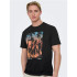 Camiseta Only & Sons Onskolton Reg Beach Negro Hombre