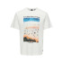 Camiseta Only & Sons Onskolton Reg Beach Blanco Hombre