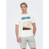 Camiseta Only & Sons Onskolton Reg Beach Blanco Hombre