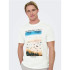 Camiseta Only & Sons Onskolton Reg Beach Blanco Hombre