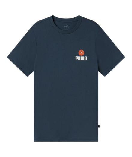 Camiseta Puma Bppo-000745 Blank Hombre Azul Oscuro
