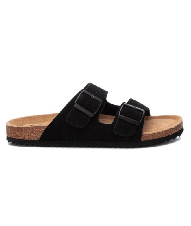 Chanclas XTI  Serraje Hombre Negro