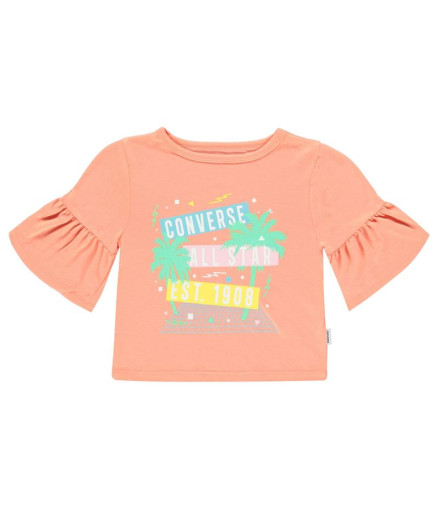 Camiseta Converse Ruffle Niña