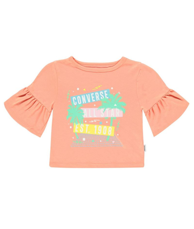 Camiseta Converse Ruffle Niña