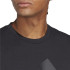Camiseta de Fitness adidas Essentials Tr-Es Feelready Logo Hombre Negro