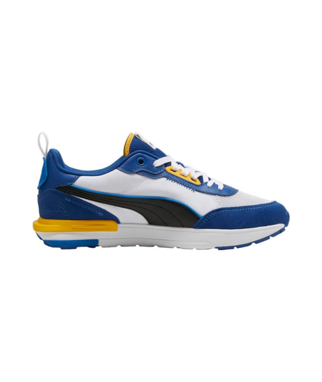 Zapatillas Puma R22 Plata Negro