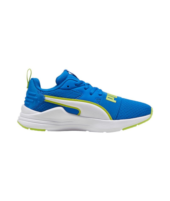 Zapatillas Puma Wirred Run Pure Azul Infantil