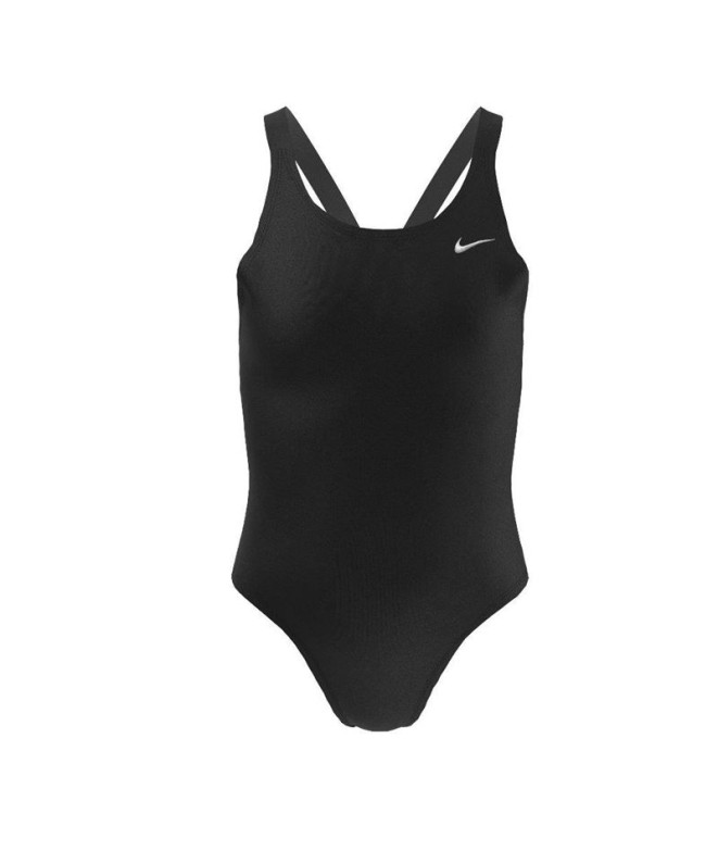 Bañador Nike Hydrastrong Solid Negro Niña