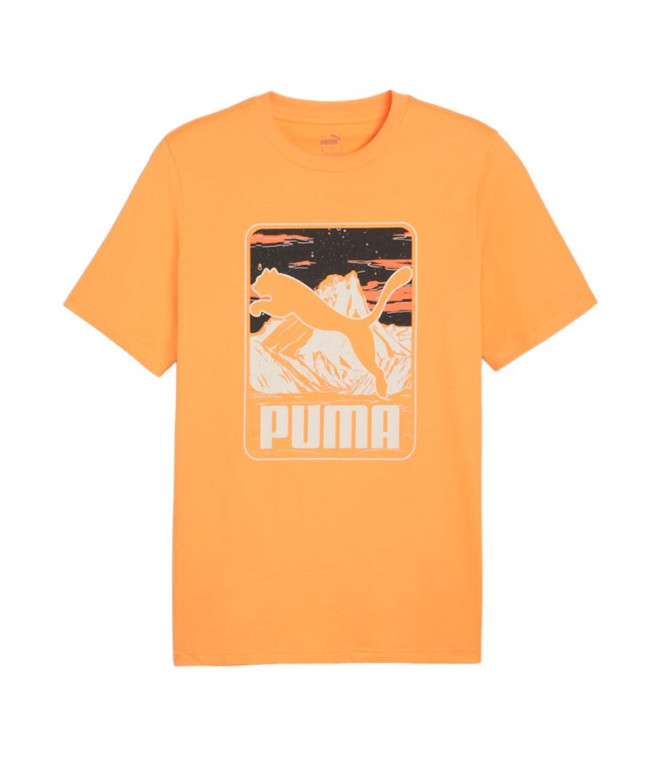 Camiseta Puma Graphics Mountain e Clementine...