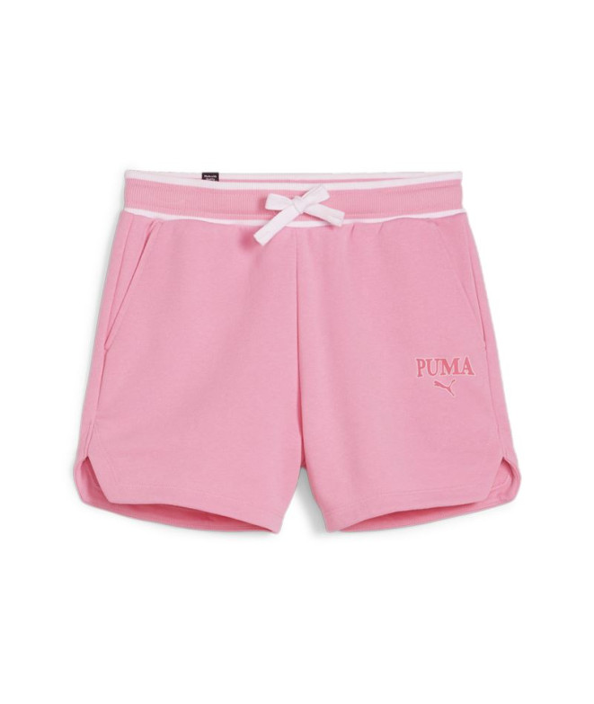 Pantalón Puma Squad G Rosa Infantil