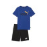 Chándal Puma Short Infantil Azul Negro