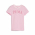 Camiseta Puma Squad Infantil Rosa