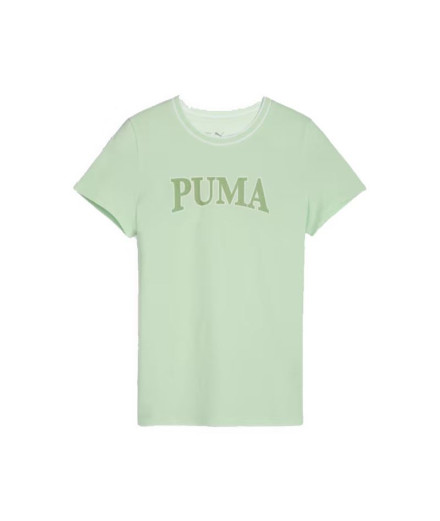 Camiseta Puma Squad Infantil Oliva