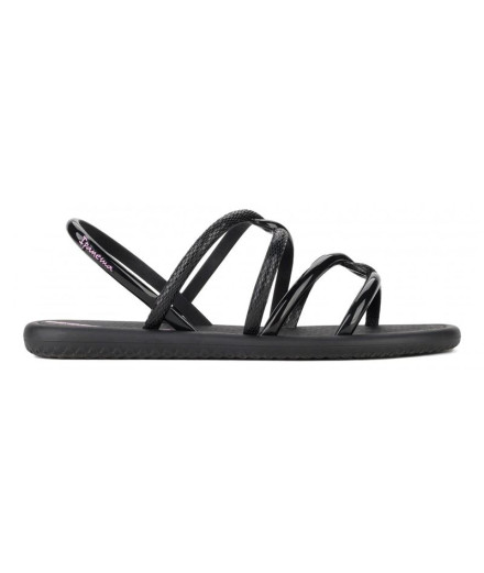 Sandalias Ipanema Meu Sol Mujer Negro/Lila