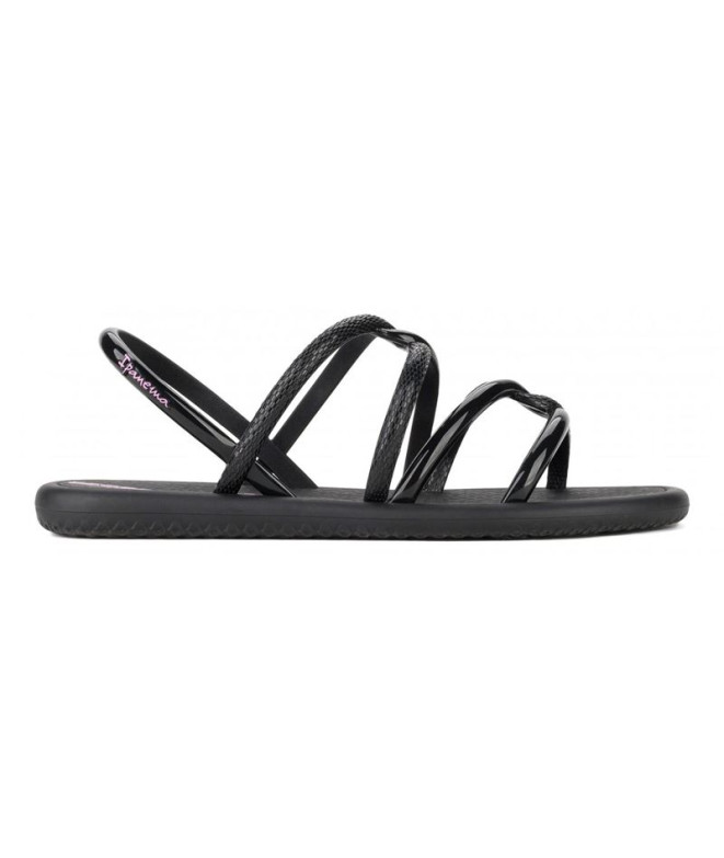 Sandalias Ipanema Meu Sol Mujer Negro/Lila