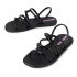 Sandalias Ipanema Meu Sol Mujer Negro/Lila