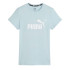 Camiseta Puma Essentials Turquesa Mujer