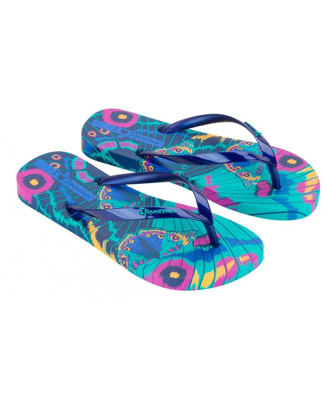 Chanclas Ipanema Animale Print III Mujer Azul