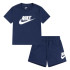 Conjunto Nike Club & Short Set Infantil Navy