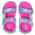 Sandalias Skechers Rainbow Racer Niña Rosa Azul
