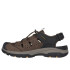Sandlalias Skechers Tresmen - Menard Hombre Brown Black Synthetic / Mesh