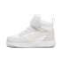 Zapatillas de Puma Rebound V6 Mid Infantil Blanco