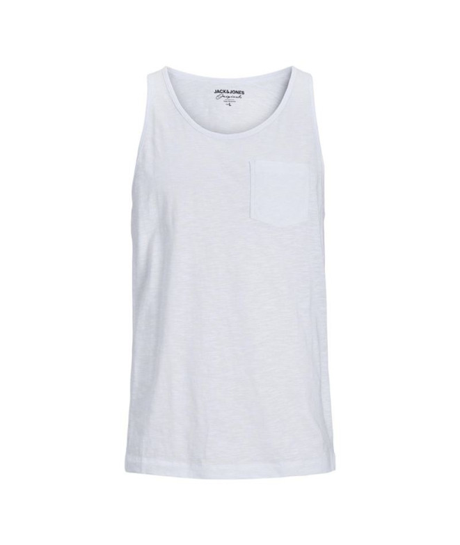 Camiseta Jack And Jones tampa Slub Hombre Blanco