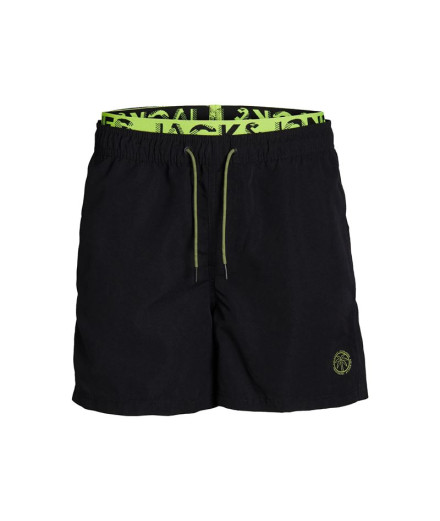 Bañador Jack & Jones Jpstfiji Jjswim Db Wb Neon Negro...