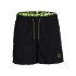 Bañador Jack & Jones Jpstfiji Jjswim Db Wb Neon Negro Infantil